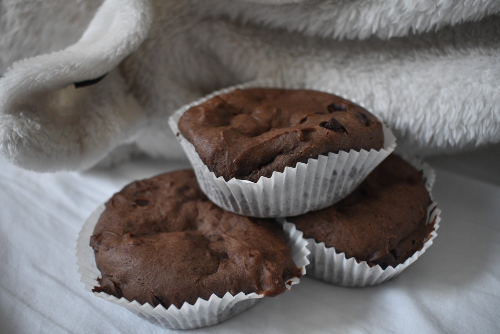 Double Chocolate Protein Muffins van Foodspring